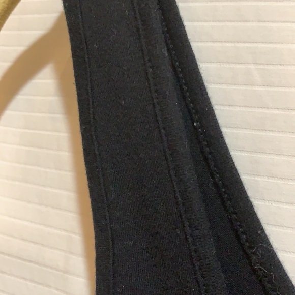 BP BLACK KNIT SLIP/DRESS SZ M SHAPEWEAR KNIT 95% COTTON 5% SPANDEX SCOOP NECK - Picture 2 of 4